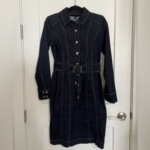 White House Black Market Denim Dress Size 4